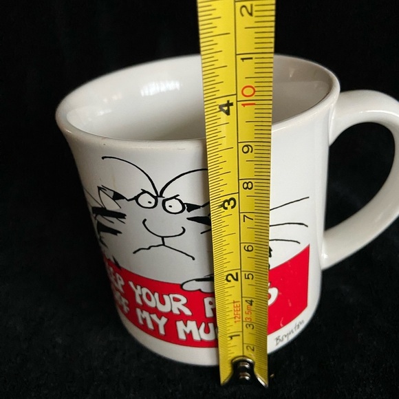 Vintage Sandra Boynton - Keep Your Paws Off My Mug - Grumpy Cat Mug - Japan - Picture 7 of 7